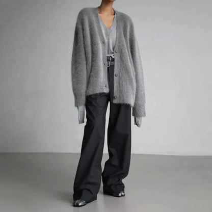 Liz Dames Vest | V-Hals Vest & Knopen