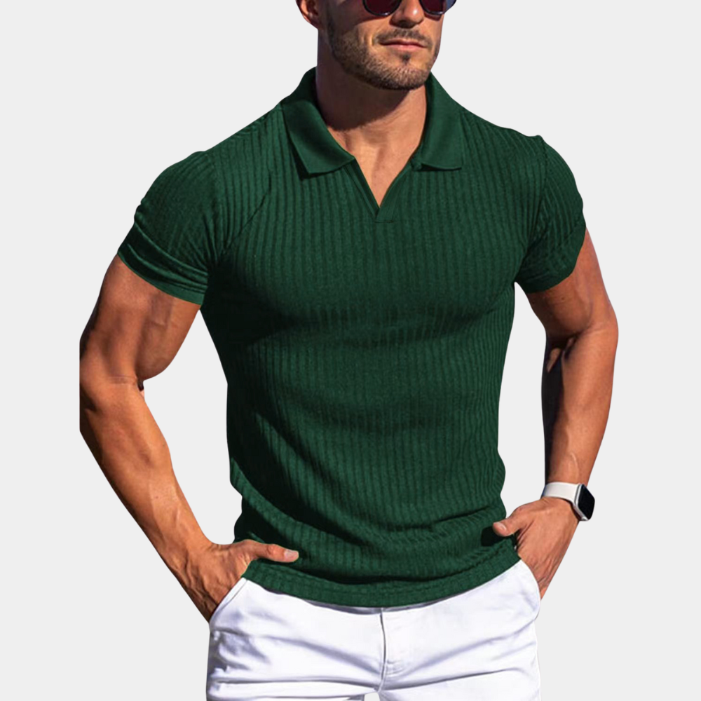 Elias - Getailleerd Heren Poloshirt