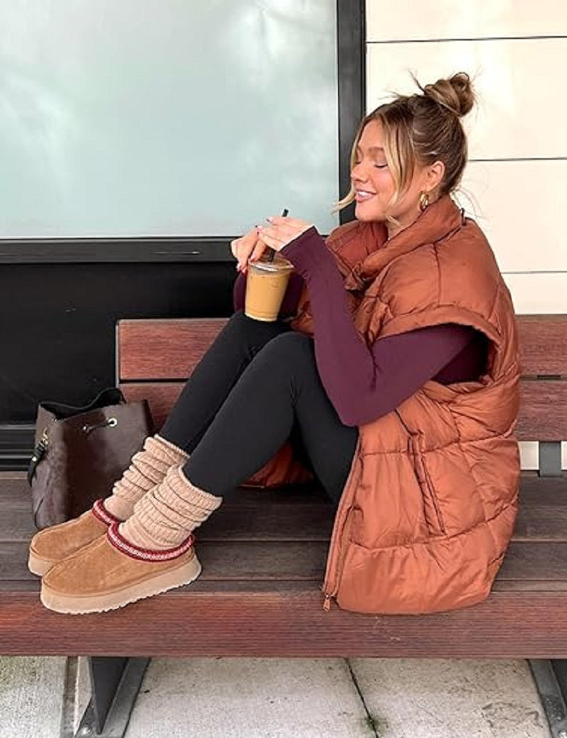 Gewatteerde Bodywarmer Dames | Rits & Zakken