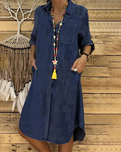 Casual Denim Blousejurk