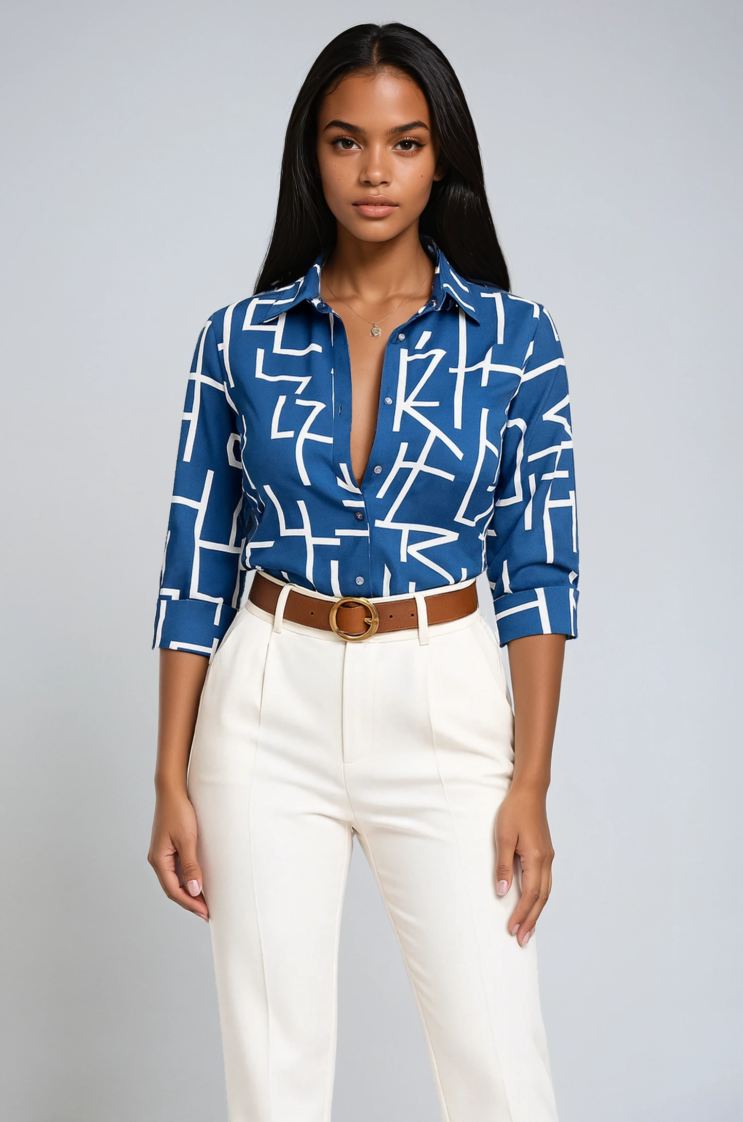Elisa | Dames Blouse met Print