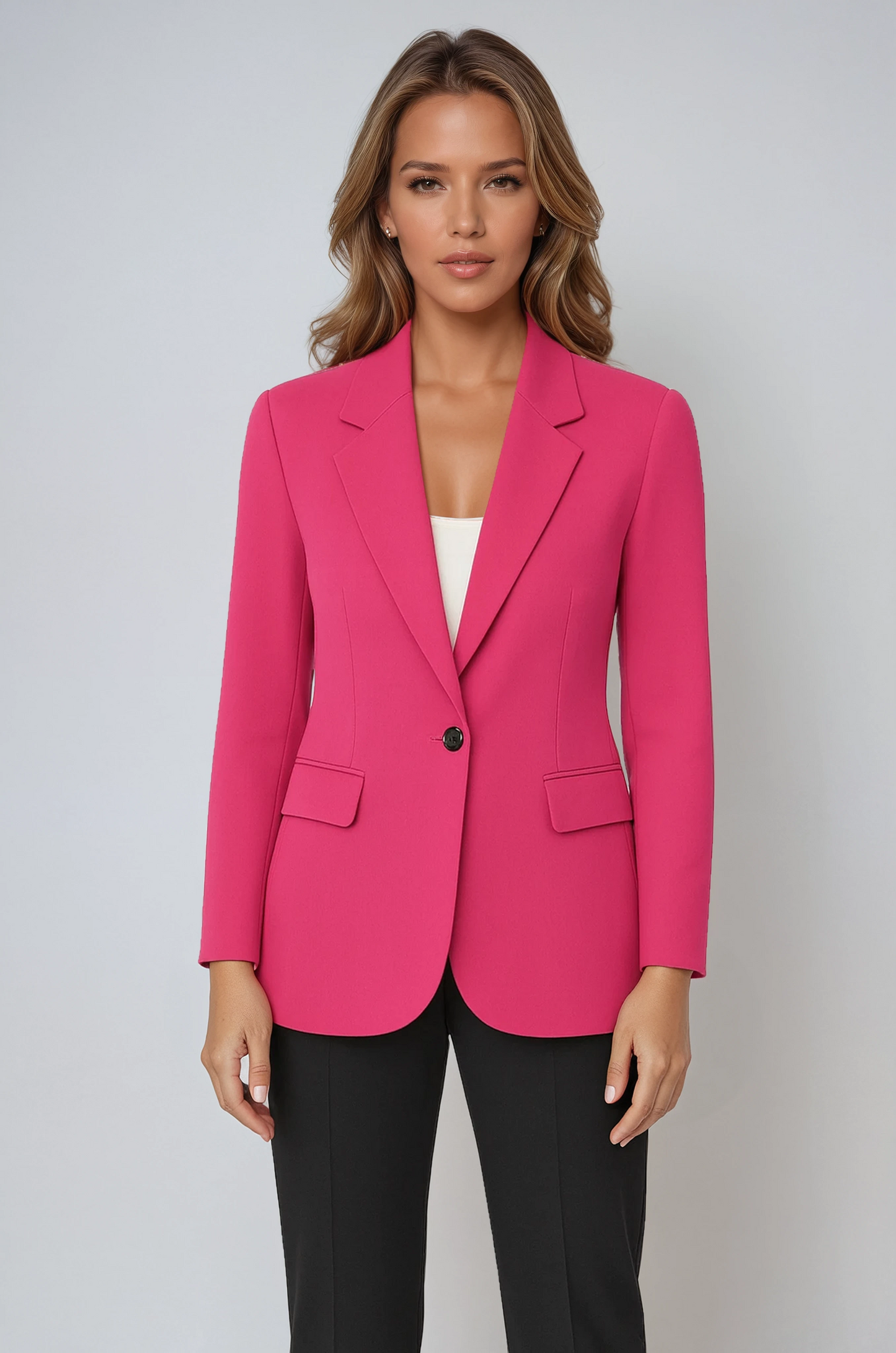 Soof Blazer Dames | Knoopsluiting & Zakken