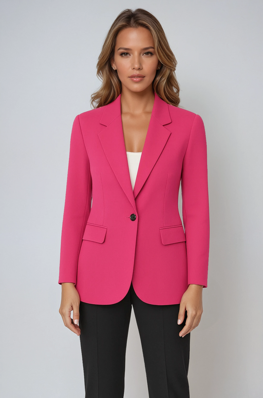 Soof Blazer Dames | Knoopsluiting & Zakken