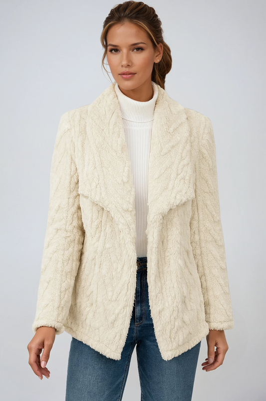Teddy Jas Dames | Faux Fur & Open Voorzijde