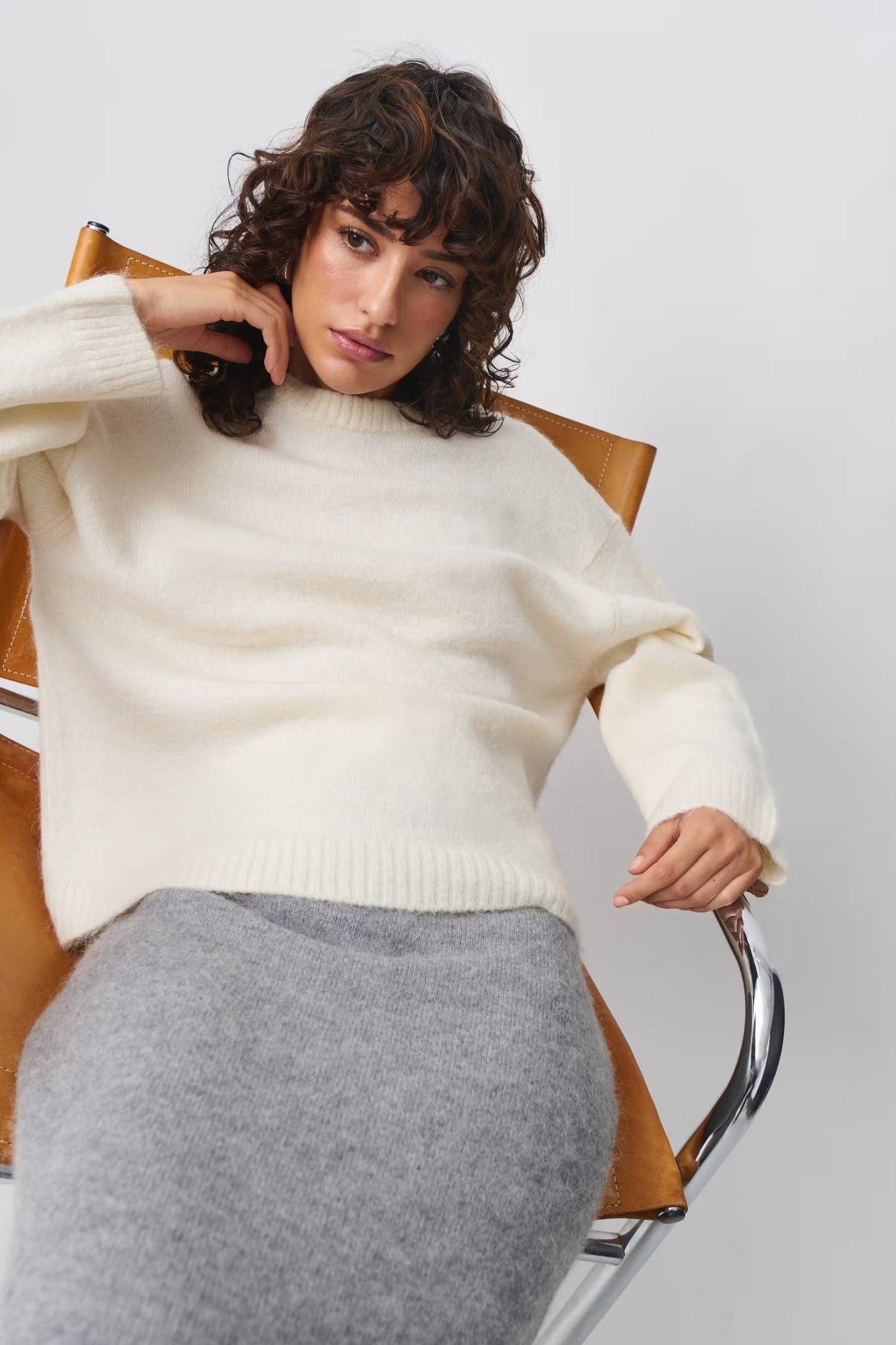 Amelie - Zachte Oversized Trui voor Tijdloze Elegantie