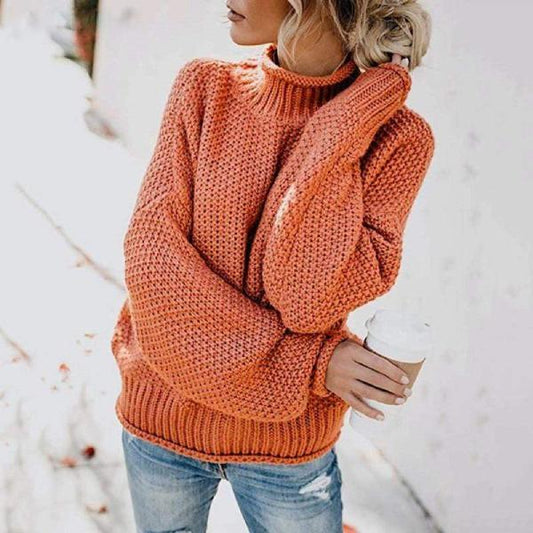 Evy Dames Trui Lange Mouw | Gebreid Met Col