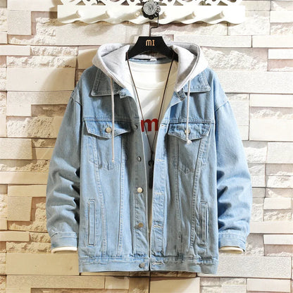 Milan - Heren Denim Jacket met Capuchon