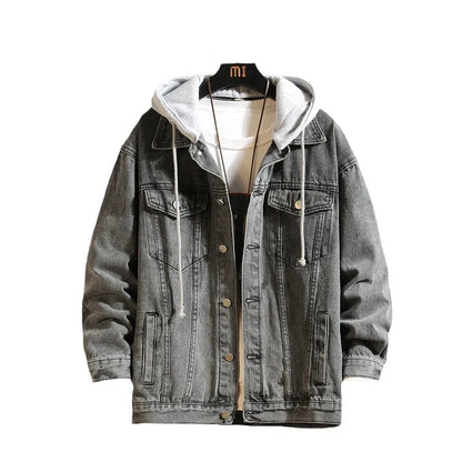 Milan - Heren Denim Jacket met Capuchon