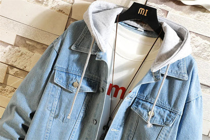 Milan - Heren Denim Jacket met Capuchon