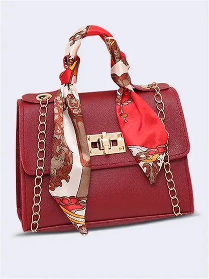 Lima Handtas Dames | Tas met Ketting & Sjaal