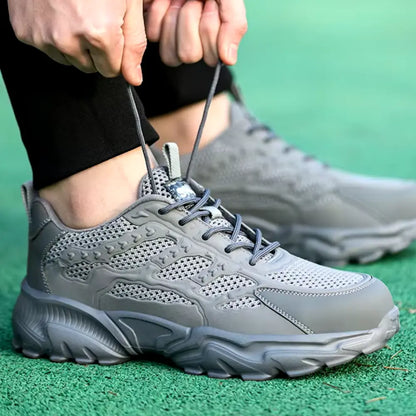 Heren Sportschoenen | Ademend Mesh met Robuust Design