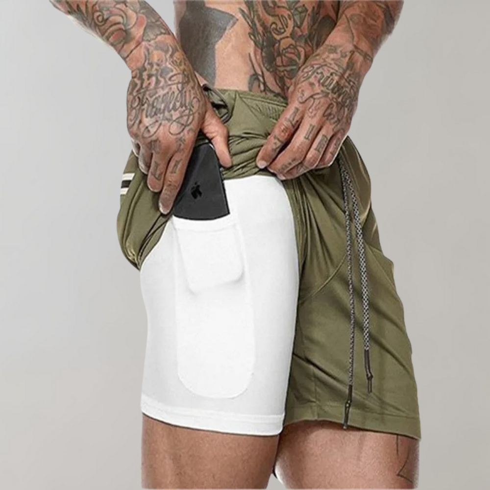 Elmar - 2-in-1 fitness herenshort