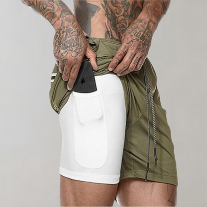 Elmar - 2-in-1 fitness herenshort