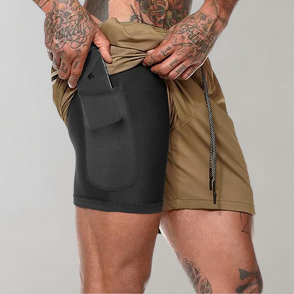 Elmar - 2-in-1 fitness herenshort