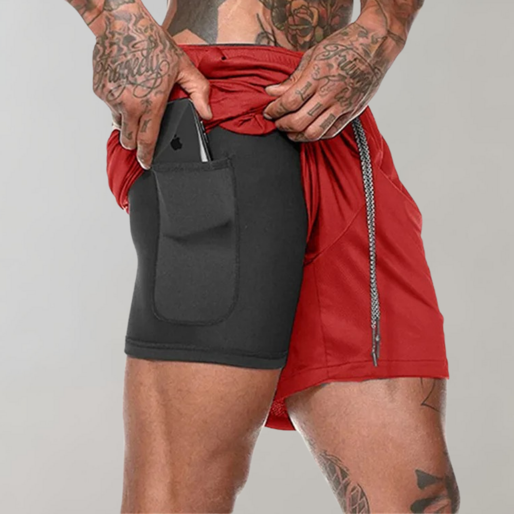 Elmar - 2-in-1 fitness herenshort