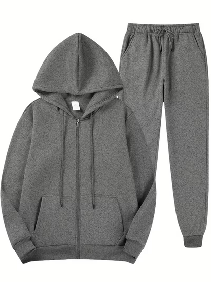 Heren Joggingpak | Hoodie en Broek met Zachte Pasvorm