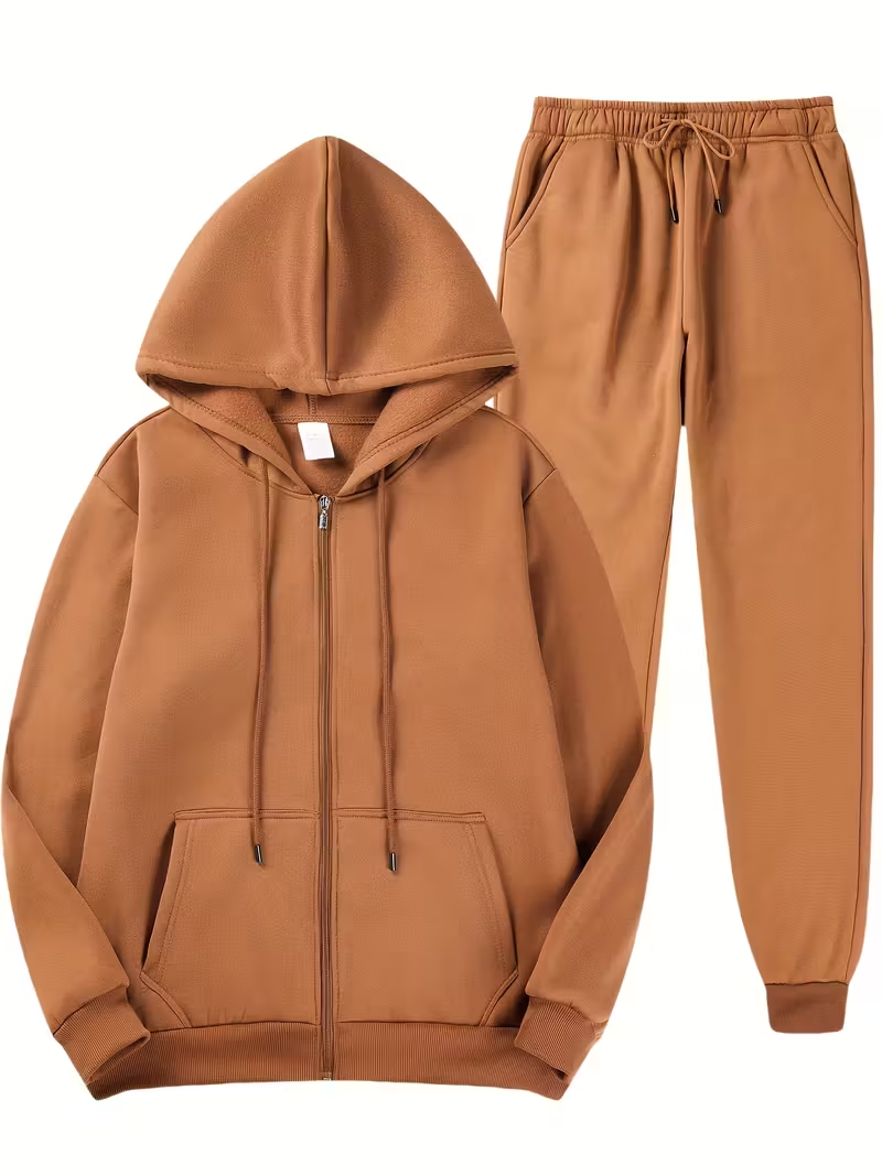 Heren Joggingpak | Hoodie en Broek met Zachte Pasvorm