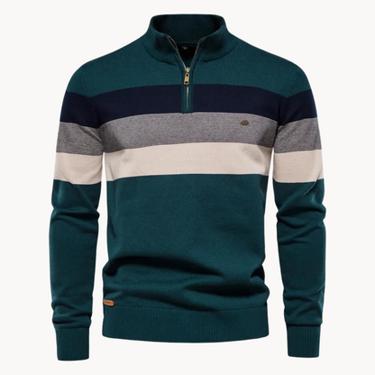 Trevor Trui Heren | Half Zip & Gestreept