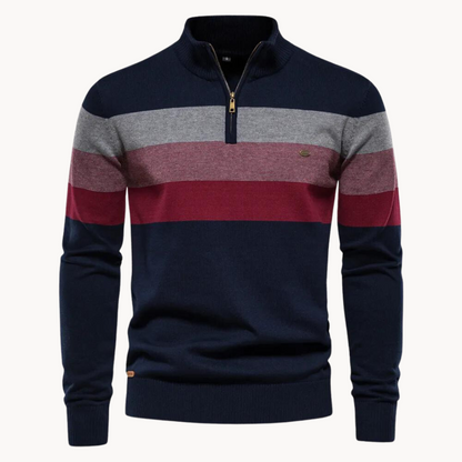 Trevor Trui Heren | Half Zip & Gestreept