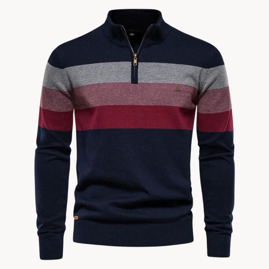 Trevor Trui Heren | Half Zip & Gestreept