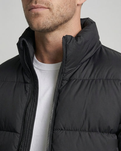 Heren Winterjas Puffer Jacket | Hoge Kraag & Ritssluiting