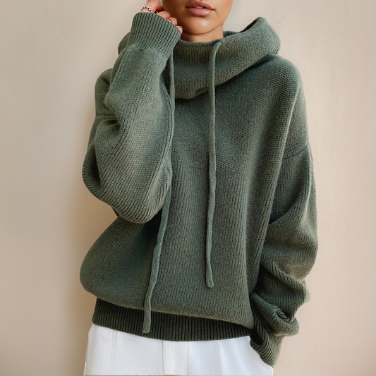 NOVA Dames Hoodie | Gebreid Oversized