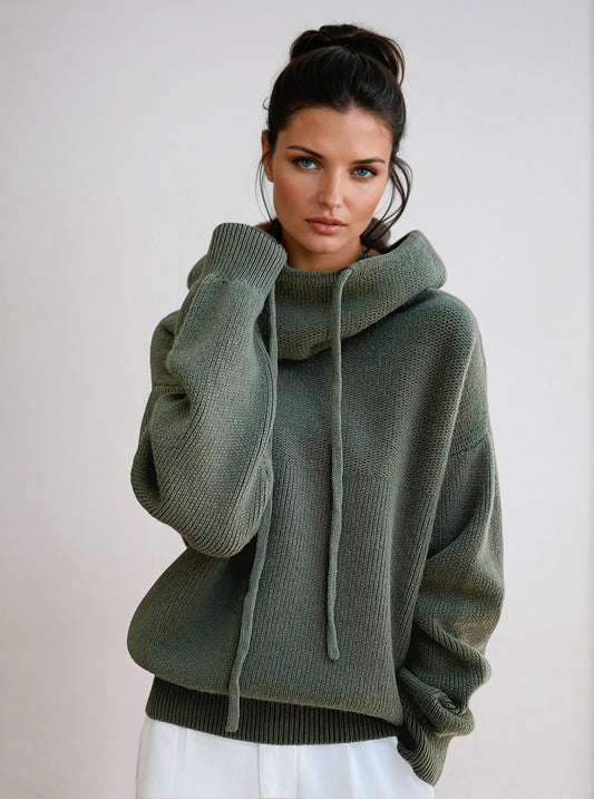 NOVA Dames Hoodie | Gebreid Oversized