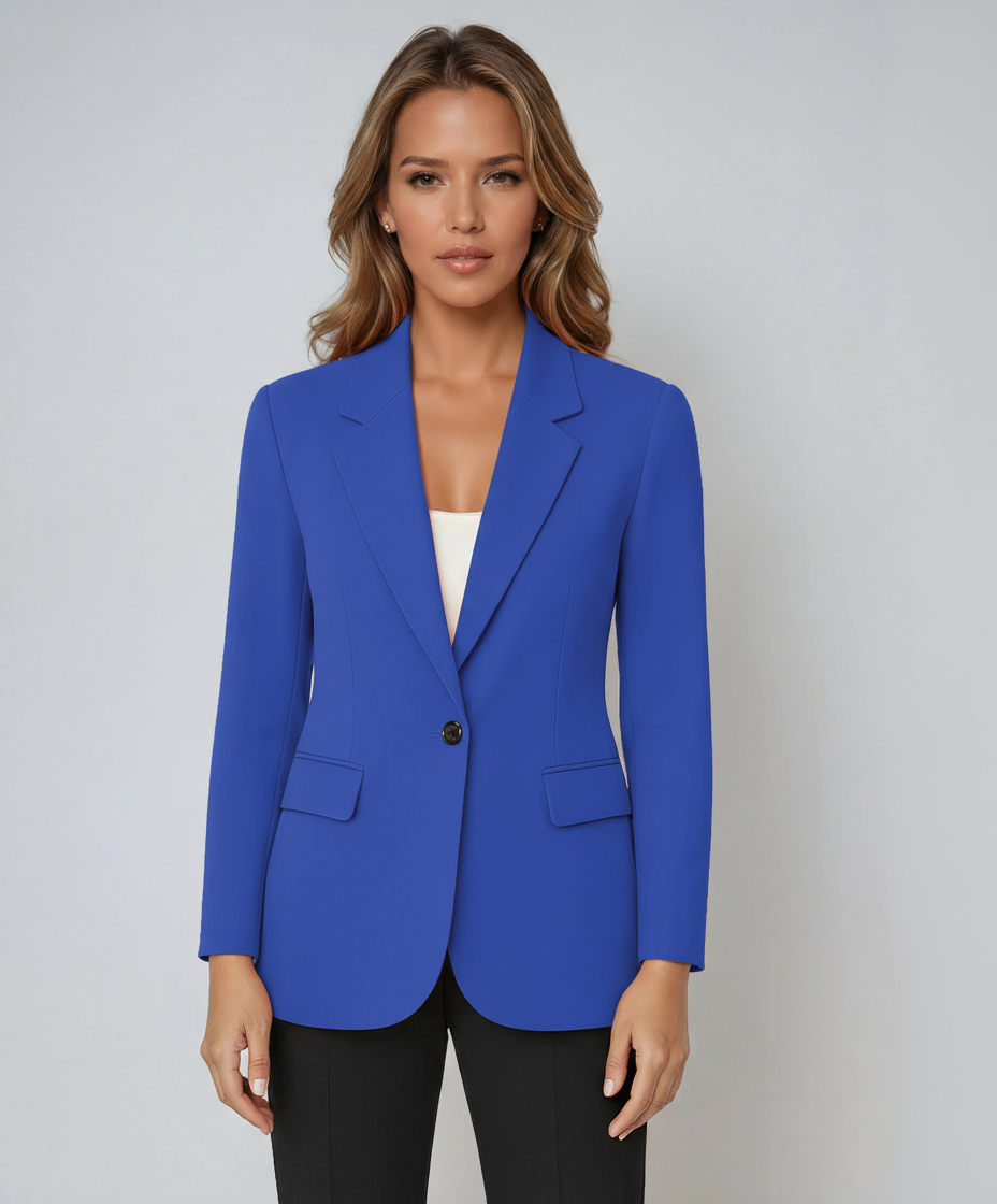 Soof Blazer Dames | Knoopsluiting & Zakken