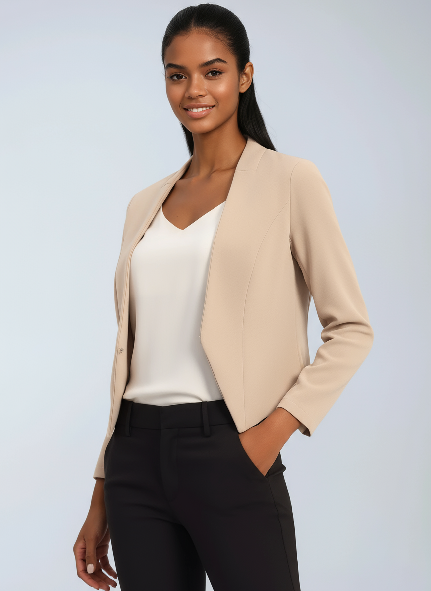 Clara – Blazer Dames | Cropped Colbert