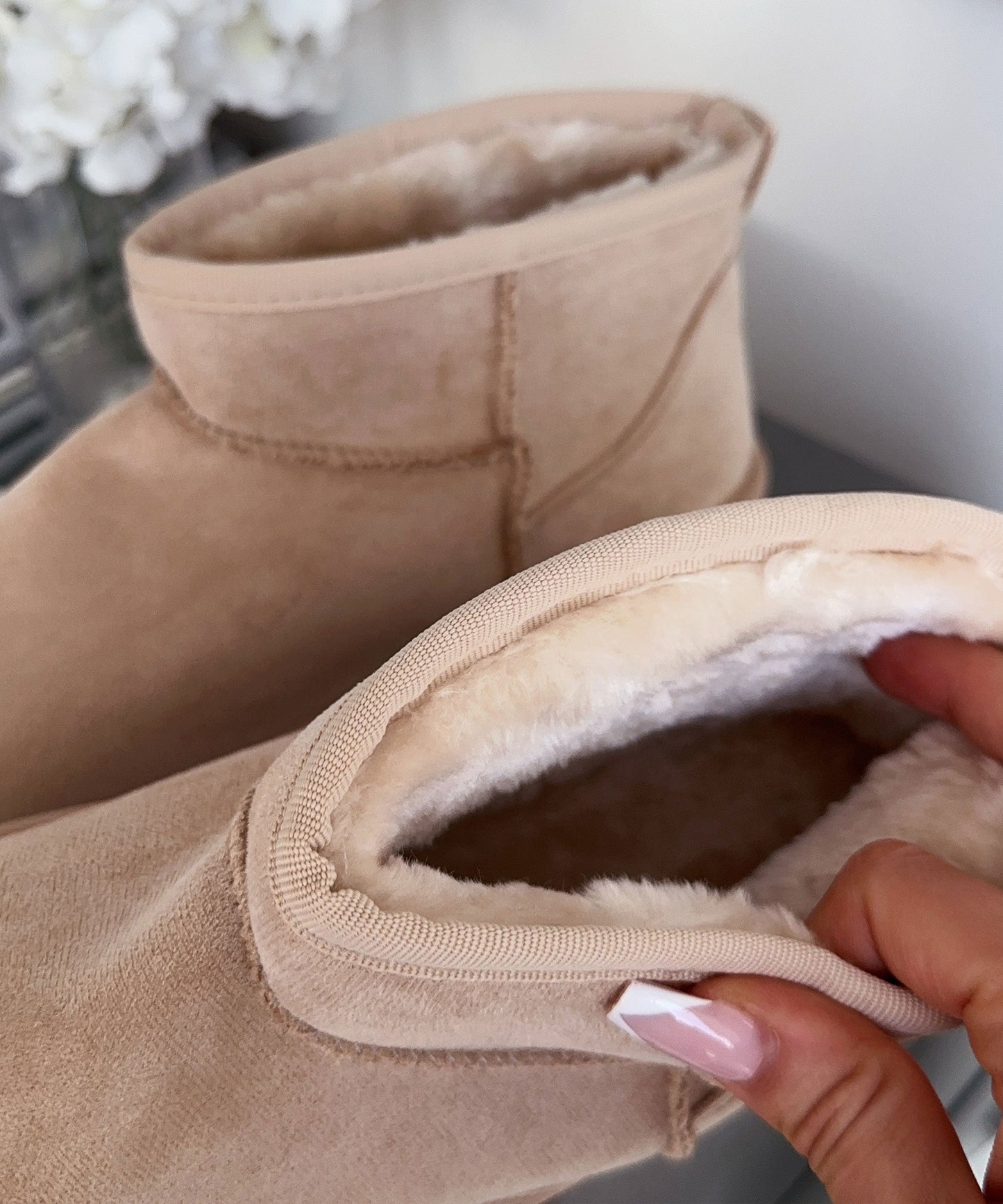 Beige Boots Dames | Warme Voering