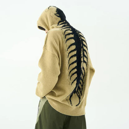 Krabi – Geweven Spinnenweb Hoodie