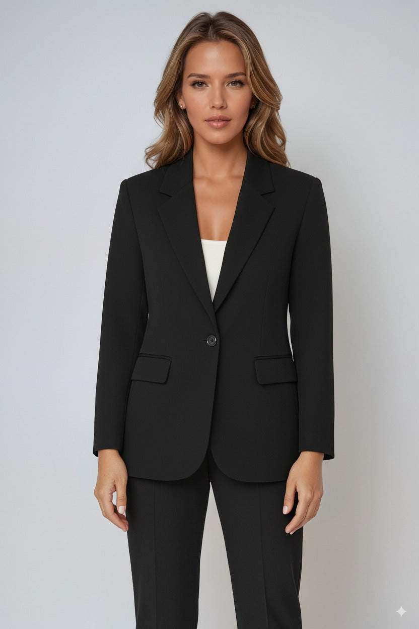 Soof Blazer Dames | Knoopsluiting & Zakken