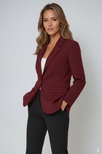 Soof Blazer Dames | Knoopsluiting & Zakken