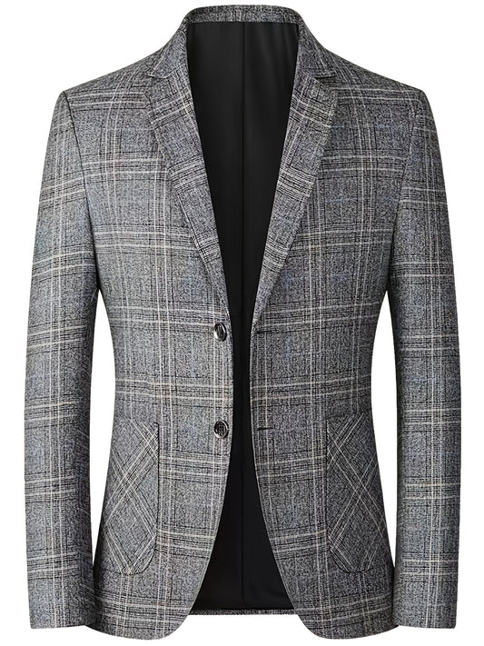 Hendrik - Klassieke Geruite Blazer voor Heren