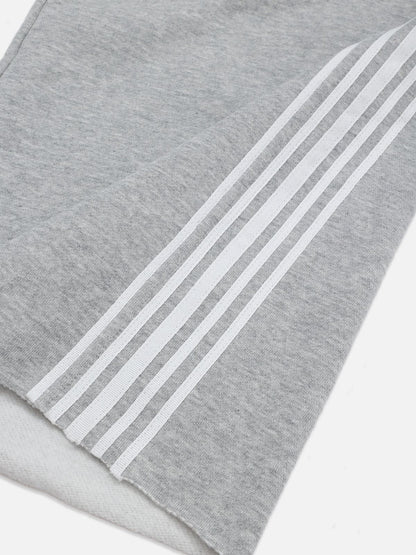 Jazzlyn - Stijlvolle Grijze Joggingbroek met Dubbele Tailleband