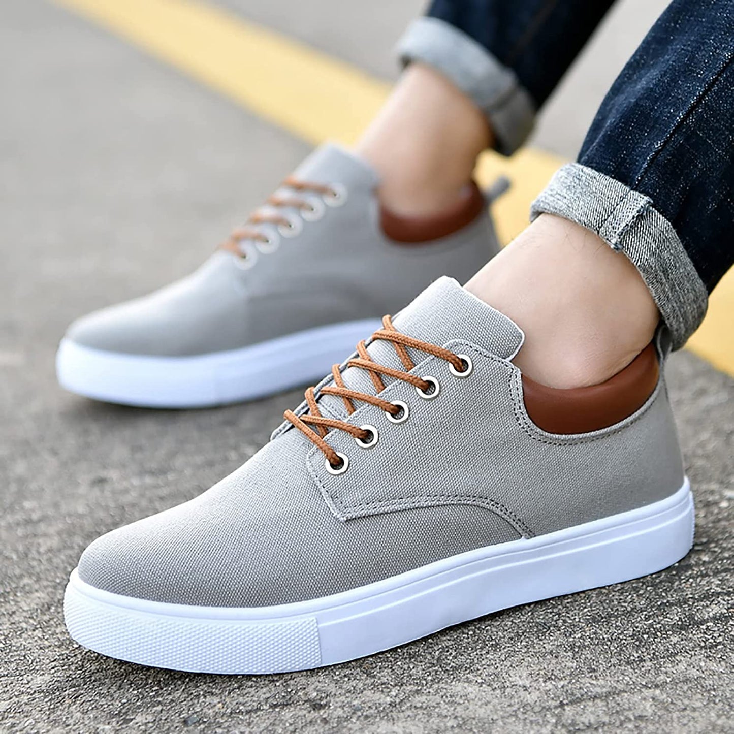 Heren Sneakers – Stijlvolle Lage Sneakers met Comfortabele Pasvorm