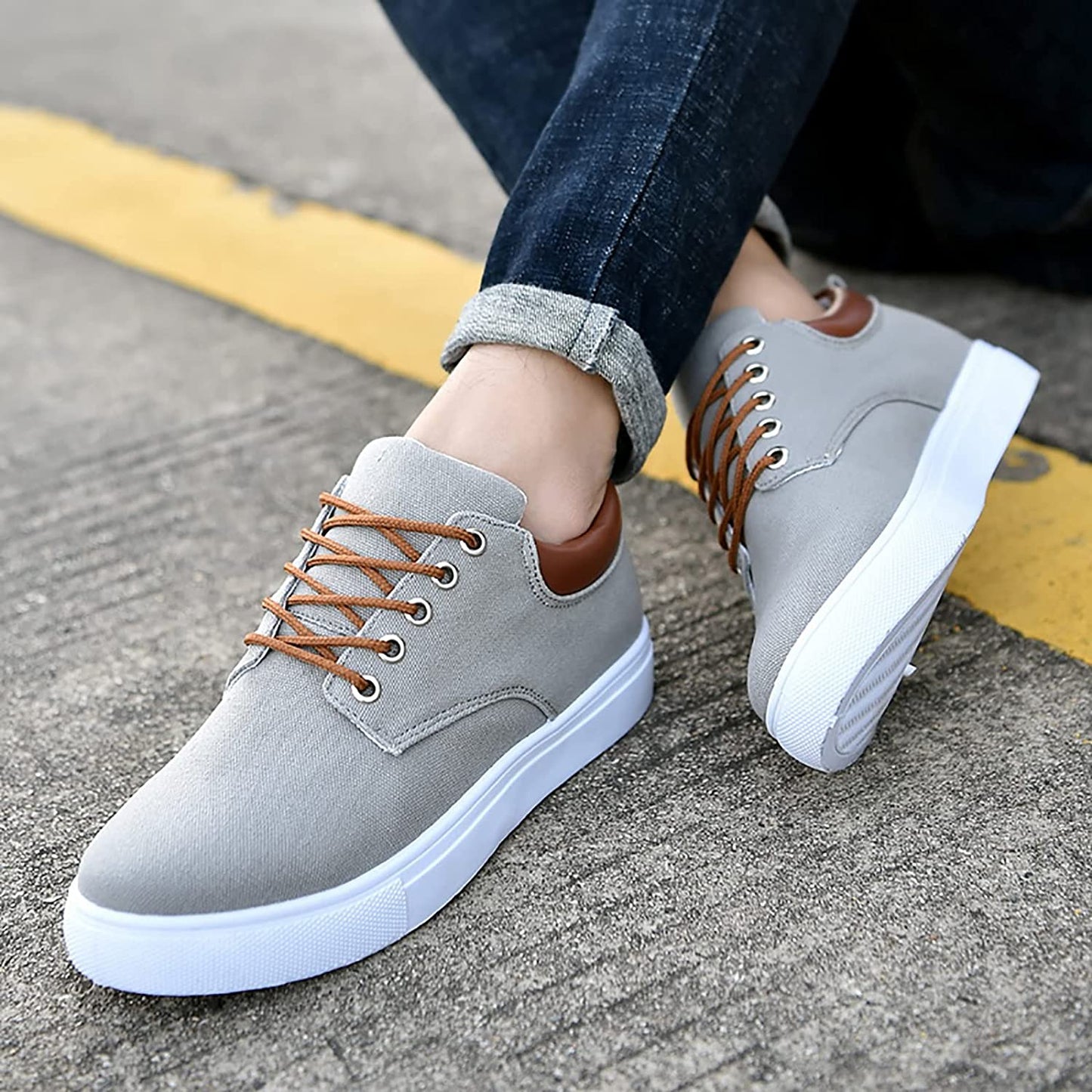 Heren Sneakers – Stijlvolle Lage Sneakers met Comfortabele Pasvorm