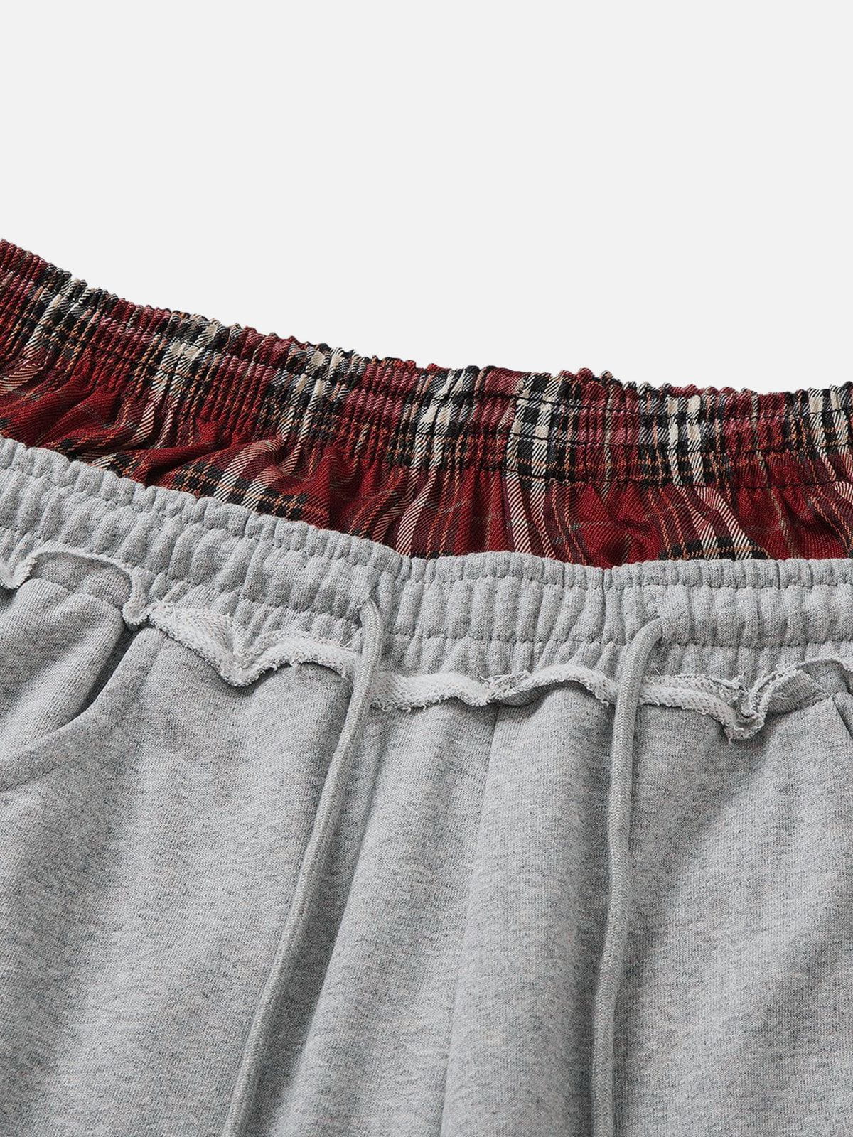 Jazzlyn - Stijlvolle Grijze Joggingbroek met Dubbele Tailleband