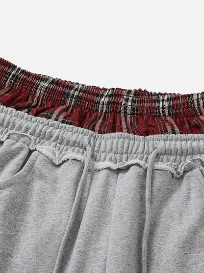 Jazzlyn - Stijlvolle Grijze Joggingbroek met Dubbele Tailleband