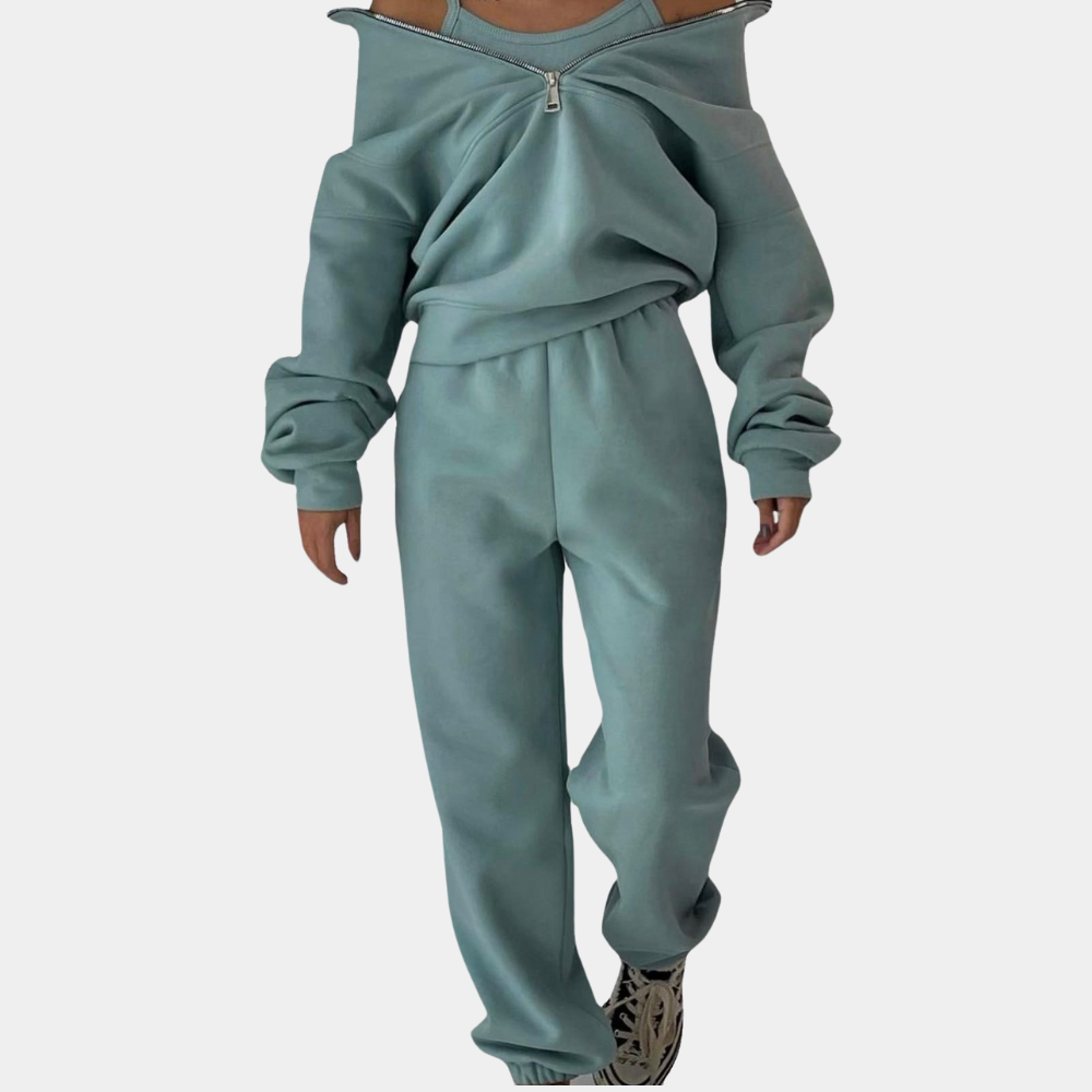 Celina - Luxe Tweedelig Joggingpak voor Dames