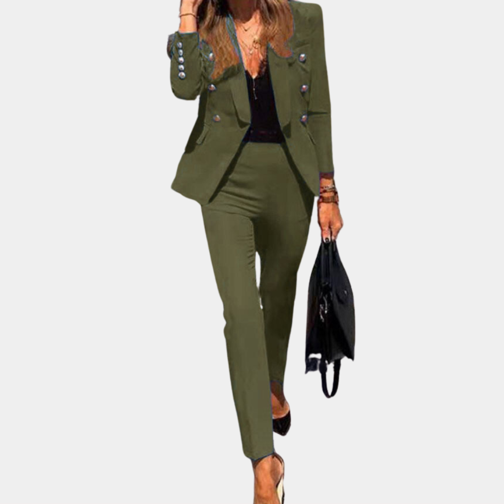 Valencia - Luxe 2-delige Damesset voor een Tijdloze Elegante Look