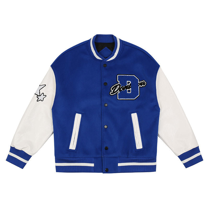 Heren Varsity Jack – Sportieve Bomberjas met College Look