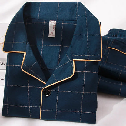 Reece - Winter Katoenen Pyjama Set voor Mannen