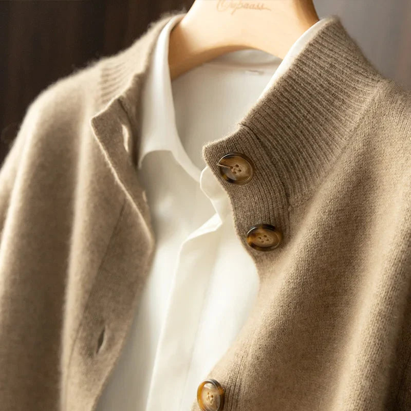 Dames Vest | Gebreid met Knopen