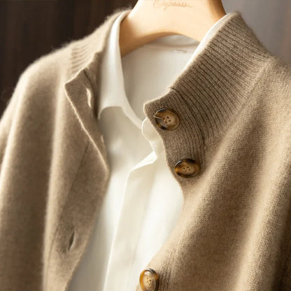 Dames Vest | Gebreid met Knopen
