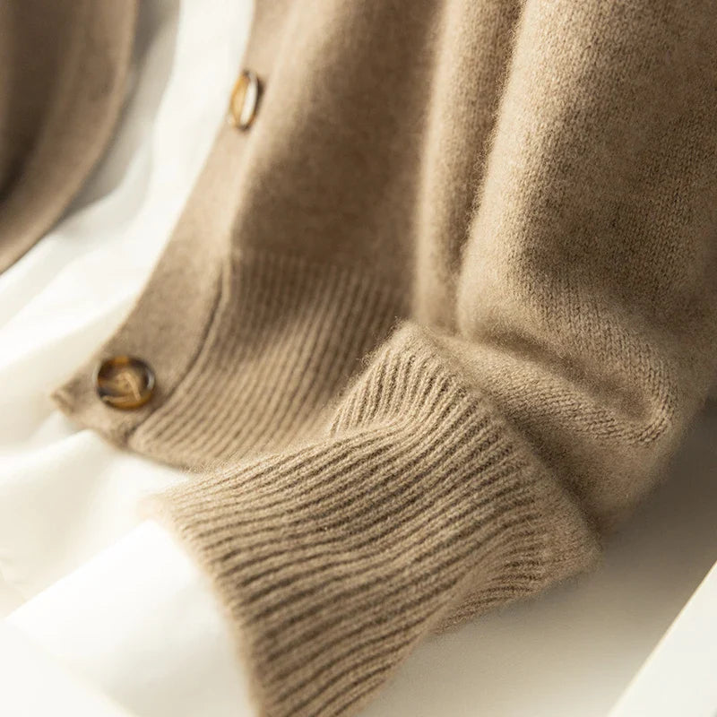 Dames Vest | Gebreid met Knopen