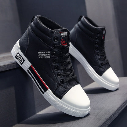 Modieuze Heren High-Top Sneakers – Comfortabele en Trendy Casual Schoenen