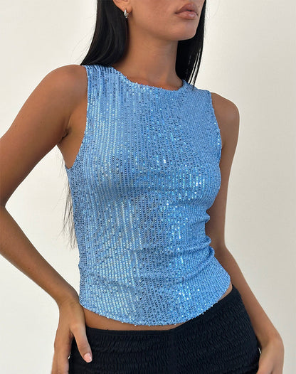 Sorelle - Sprankelende pailletten top voor een glamoureuze look