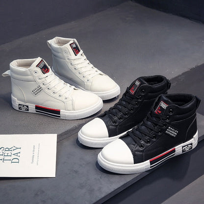 Modieuze Heren High-Top Sneakers – Comfortabele en Trendy Casual Schoenen
