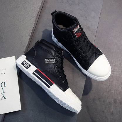 Modieuze Heren High-Top Sneakers – Comfortabele en Trendy Casual Schoenen
